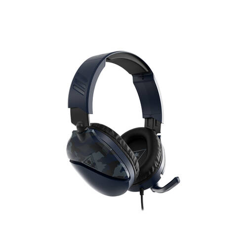 Turtle Beach Recon 70 Wired 3.5mm Multi Compatible Gaming Headset Blue Camo