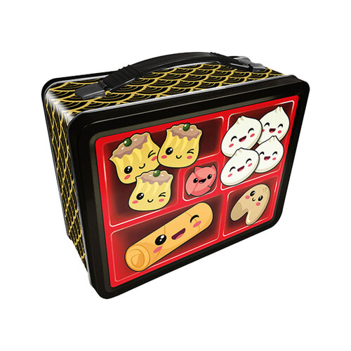Aquarius Bento Bix Fun Box Tin Storage w/ Carry Handle