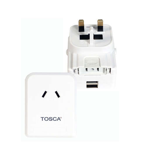 Tosca OB Travel Power Adapter Converter Plug - Universal