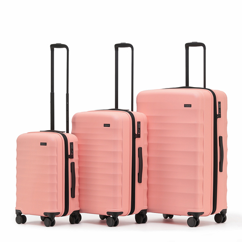 3pc Interstellar Trolley Travel Suitcase Luggage Set 2.0 - Peach