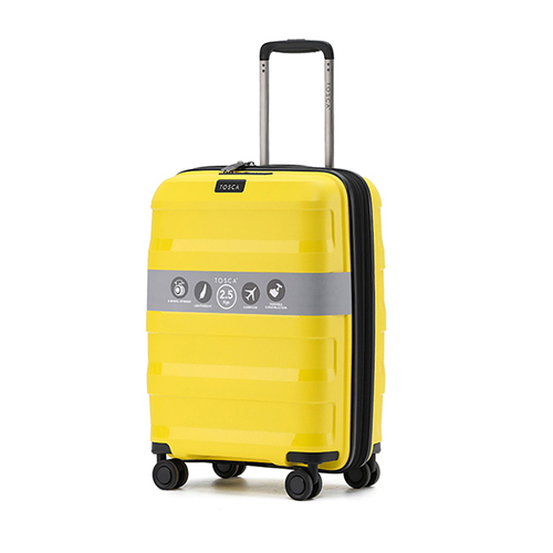 Tosca Comet PP 20" Cabin Trolley Travel Suitcase - Yellow