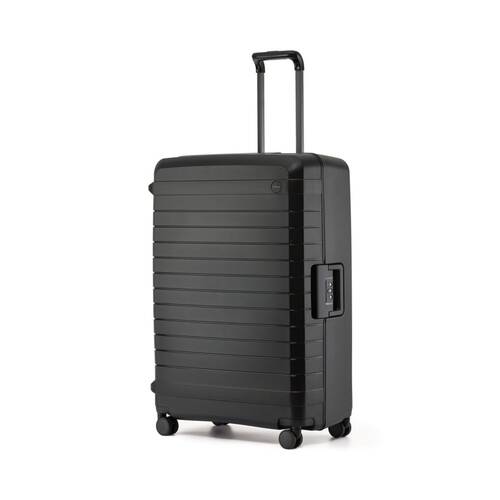 Tosca Vault Hard Shell Large Travel Luggage Suitcase Lockable 77cm Black