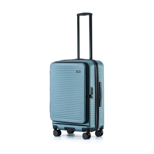 Tosca Zen Medium Suitcase Travel Luggage W/ Wheels & Combination Lock 65cm Slate