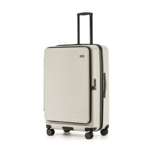 Tosca Zen Large Suitcase Travel Luggage W/ Wheels & Combination Lock 77cm Stone