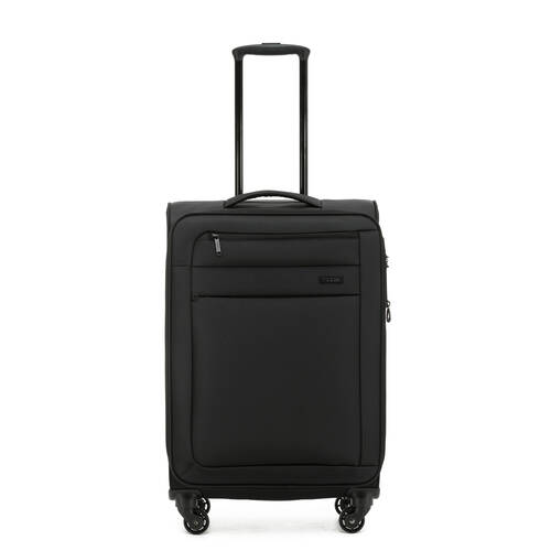 Tosca Sky Runner Medium Travel Suitcase/Luggage 68cm - Black