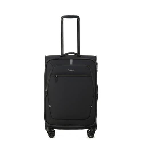 Tosca Luna Lite Soft Case Carry On Travelling Suitcase Small 65x42x28cm BLK/GRY