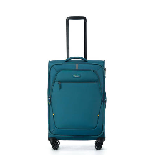 Tosca Luna Lite Soft Case Travelling Luggage Suitcase Medium 65x42x28cm TEAL/LIM