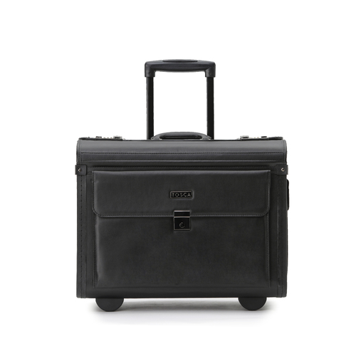 Tosca Pilot Wheeled Business Travel Suitcase Black