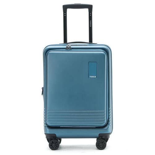Tosca Horizon Front Lid Opening Suitcase Luggage 20" - Blue Sapphire