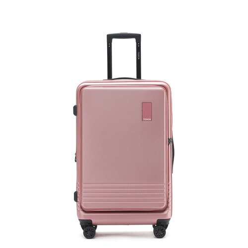 Tosca Horizon Front Lid Opening Suitcase Luggage 27" Medium - Dusty Rose