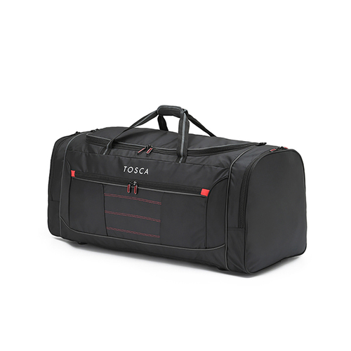 Tosca Sports Jumbo Duffle/Weekender Bag 90cm - Black/Red