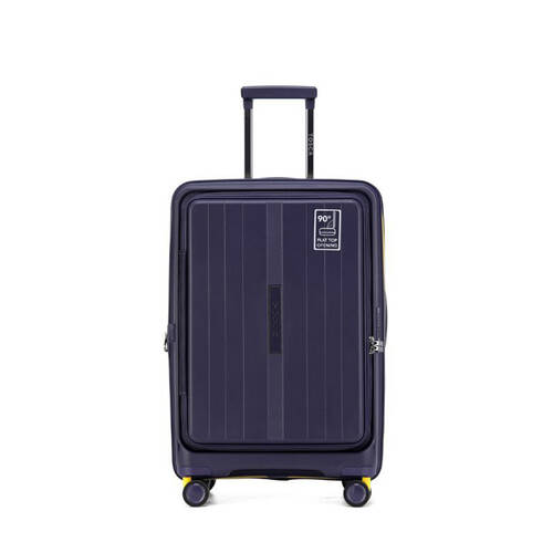 Tosca Cruiser Hard Case Carry On Travelling Suitcase Medium 67x42x27cm PUR/YLW