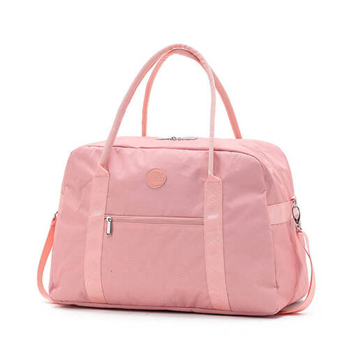 Tosca Cabin Fashion Weekender/Overnight Stay Tote Bag Peach