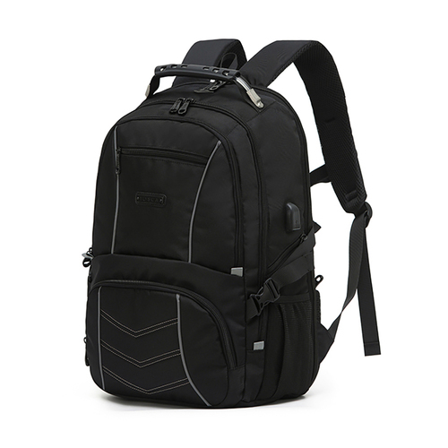 Tosca 48cm Deluxe 15.6" Laptop Padded Backpack - Black