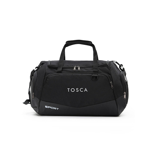 Tosca 40L Deluxe Travel Adjustable Sport Tote Bag - Black