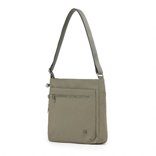Tosca Anti-Theft RFID Blocking Shoulder Travel Bag 30x34cm - Taupe