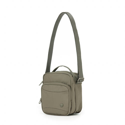 Tosca Anti-Theft RFID Blocking Shoulder Travel Bag 18x21cm - Taupe