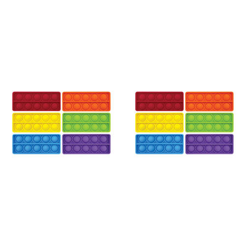 12pc Teacher Created Resources Push & Pop Bubble Ten Frames 3y+