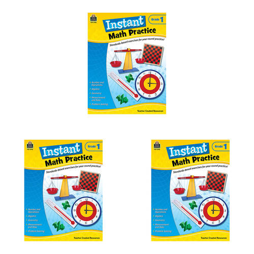 3PK Teacher Created Resources Instant Math Practice Book 6y+