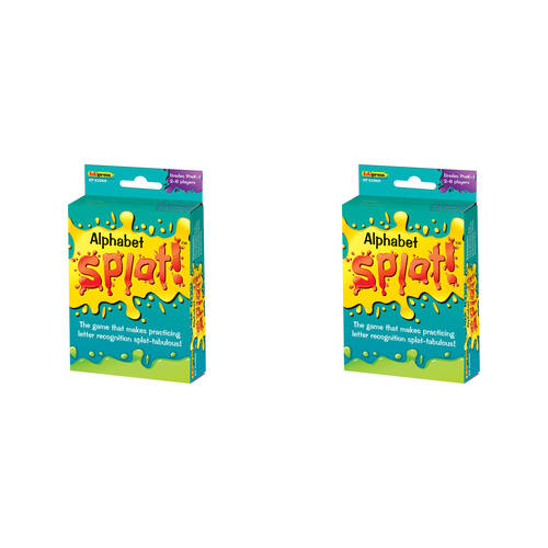 2PK Teacher Created Resources Alphabet Splat Flash Cards Game Set Kids 4y+