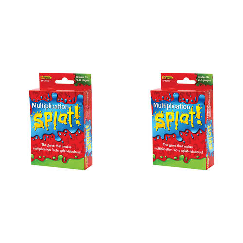 2PK Teacher Created Resources Multiplication Splat Flash Card Game Set 6y+