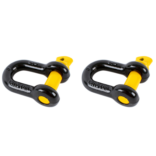 2x Thorny Devil 3250kg/5cm Rated Bow Recovery Towing D Shackle