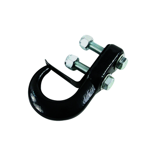 Thorny Devil 4500Kg Steel Tow Hook Recovery Kit - Black
