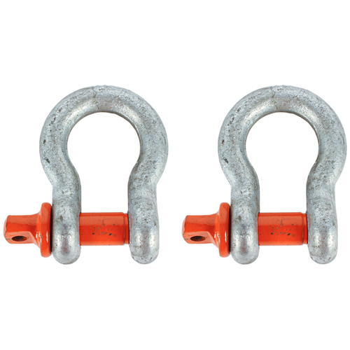 2x Thorny Devil 3250kg/9cm Rated Bow Recovery Towing Shackle