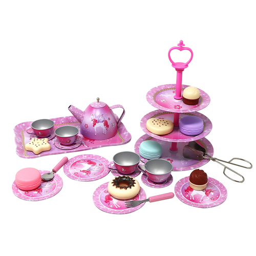 Pink Poppy Unicorn Princess High Tea Outdoor Imaginative Play Set 3y+