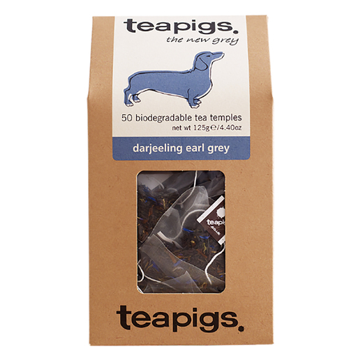 50pc Teapigs Darjeeling Earl Grey Tea Temples/Tea bags
