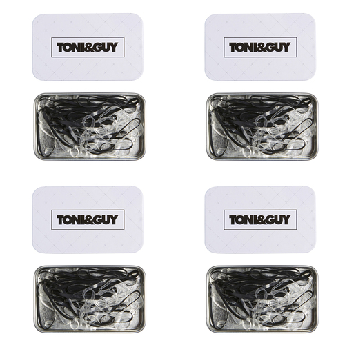 4PK Toni & Guy Snagless Hair Elastics Styling Accessories 