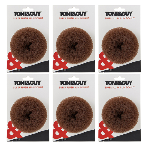 6PK Toni & Guy Super Plush Bun Donut Styling Accessories 