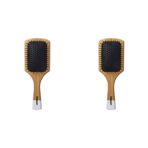 2PK Toni & Guy Bamboo Paddle Brush Hair Styling/Care Set 