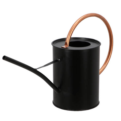 Esschert Design Indoor Galvanized Iron Watering Can Black Garden 1.6L