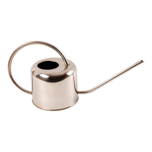 Esschert Design Indoor Stainless Watering Can Garden 1l Silver