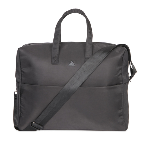 Travel Gear Slimline Nylon Laptop Bag w/Shoulder Strap Black