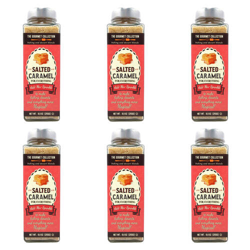 6PK Hot Shots The Gourmet Collection Baking Powder Salted Caramel 255g