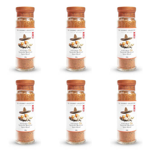 6PK Hot Shots The Gourmet Collection Spice Blend Adobo Ole 140g Seasoning