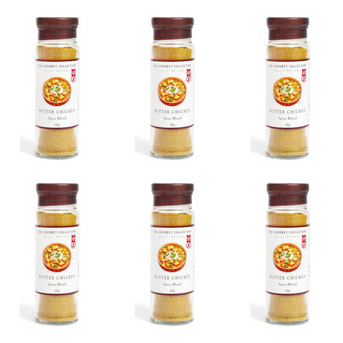 6PK Hot Shots The Gourmet Collection Spice Blend Butter Chicken 150g Seasoning