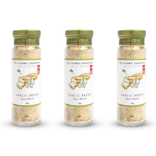 3PK Hot Shots The Gourmet Collection Spice Blend Garlic Bread 156g Seasoning