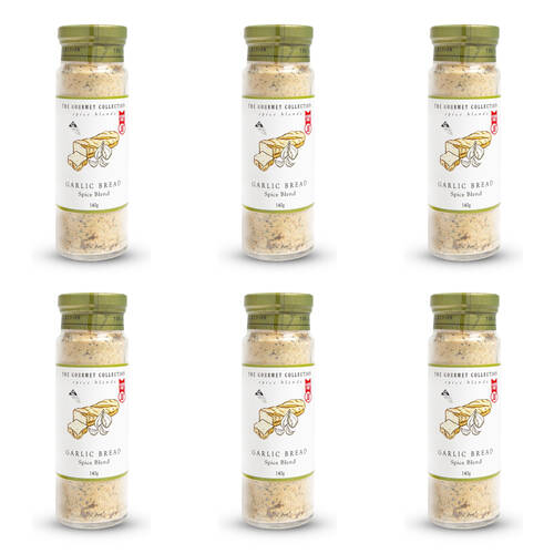6PK Hot Shots The Gourmet Collection Spice Blend Garlic Bread 156g Seasoning