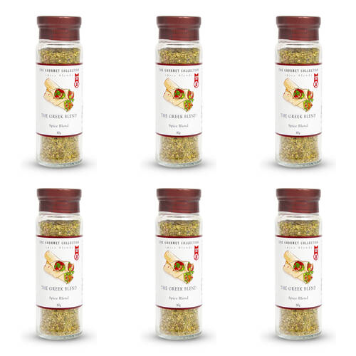 6PK Hot Shots The Gourmet Collection Spice Blend Greek 80g Seasoning