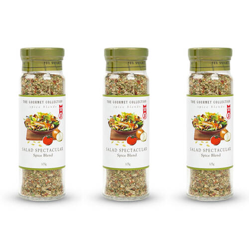 3PK Hot Shots The Gourmet Collection Spice Blend Salad Spectacular 105g Seasoning