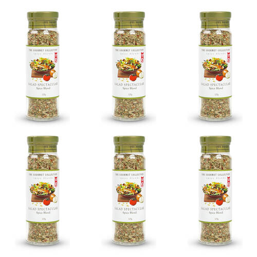 6PK Hot Shots The Gourmet Collection Spice Blend Salad Spectacular 105g Seasoning