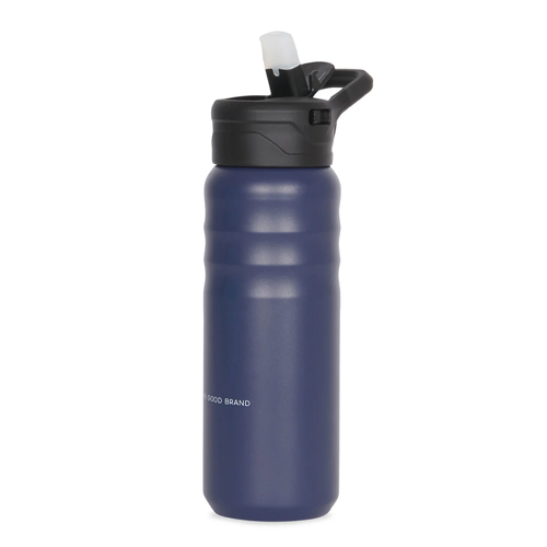 The Good Brand 709ml Large Insulated Drink Bottle - Navy