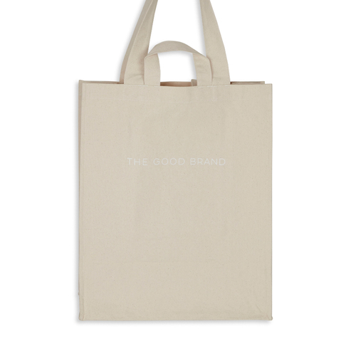 The Good Brand Market Tote Hand Carry Shoulder Bag - Ecru