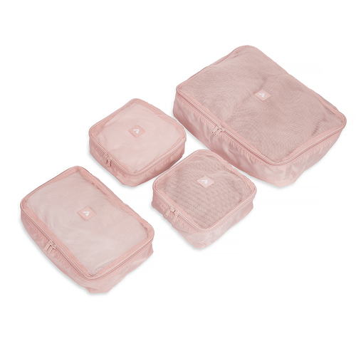 4pc Travel Gear Packing Cube Luggage Travel Quartz Pink