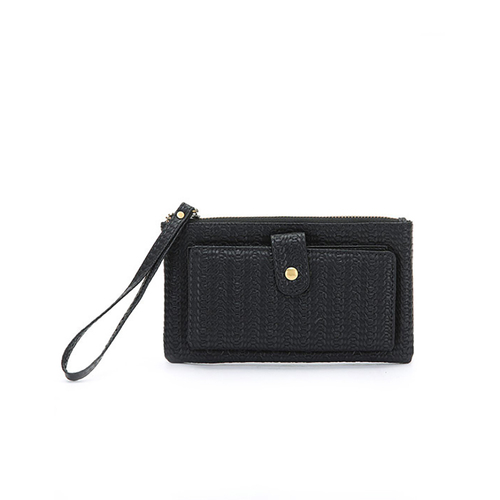 Tosca Women's/Ladie's Card/Cash Holder Wallet Purse - Black