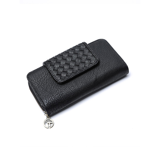 Tosca Women's/Ladie's Card/Cash Holder Wallet Purse - Black