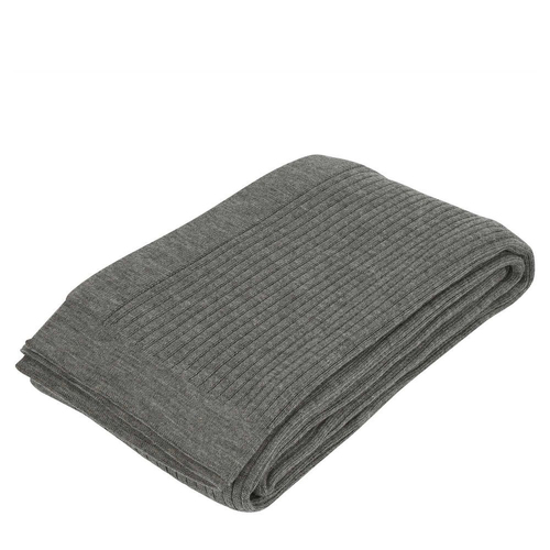 Belle Corby Wool Throw Blanket Heavy Weight Home Decor 130x230cm - Grey